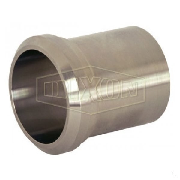Light Wall Tank Ferrule, 3 in Nominal, Plain Beveled Seat End Style, 304 SS, Domestic